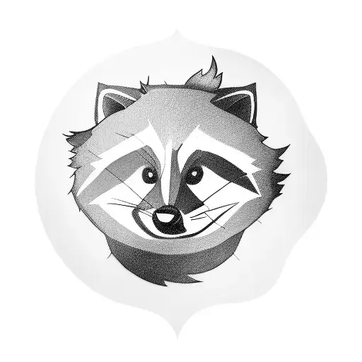 Cartoon Raccoon Cute