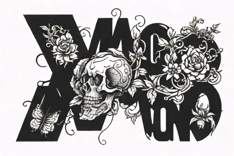 Word 'Memento Mori Text