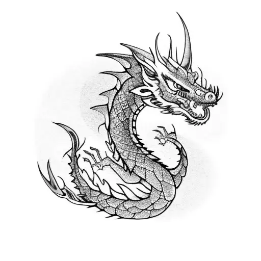 Mandala Dragon Sleeve