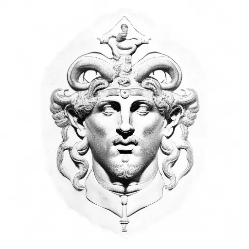 Janus Roman God With 2 Faces On One Head