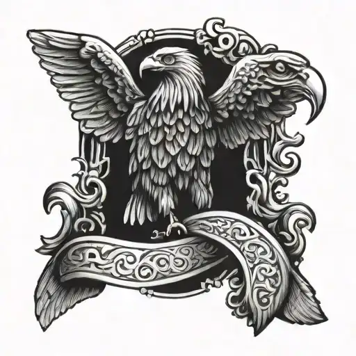 Eagle Holding A Dildo