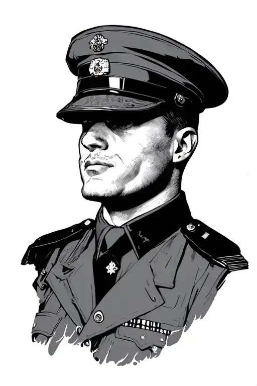 Simon Ghost Riley In Military Uniform