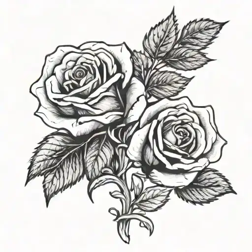 Two Rose In People Heart