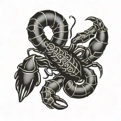 Scorpion And Letters J And I