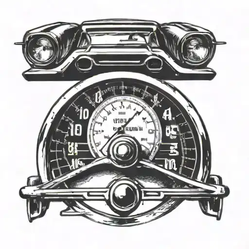 Speedometer Sports Car