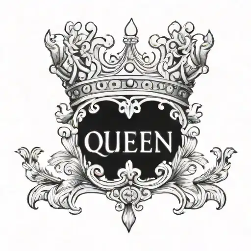 Queen Crown With Name Yulieth Underneath