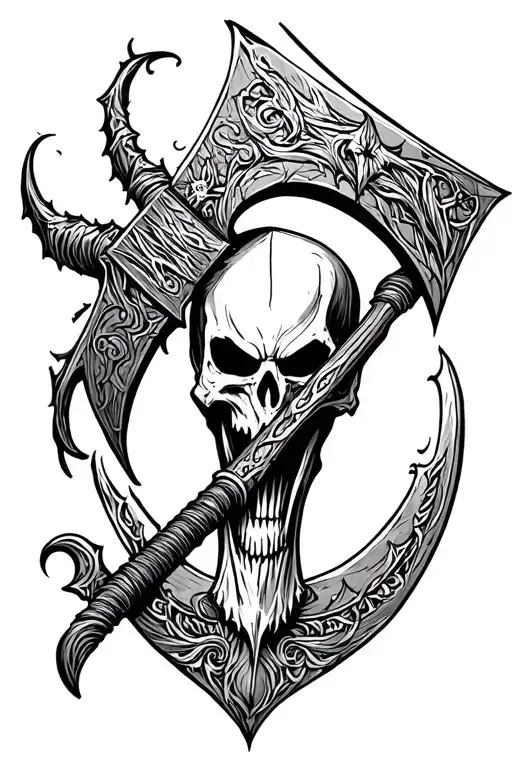 Reaper Evil Axe