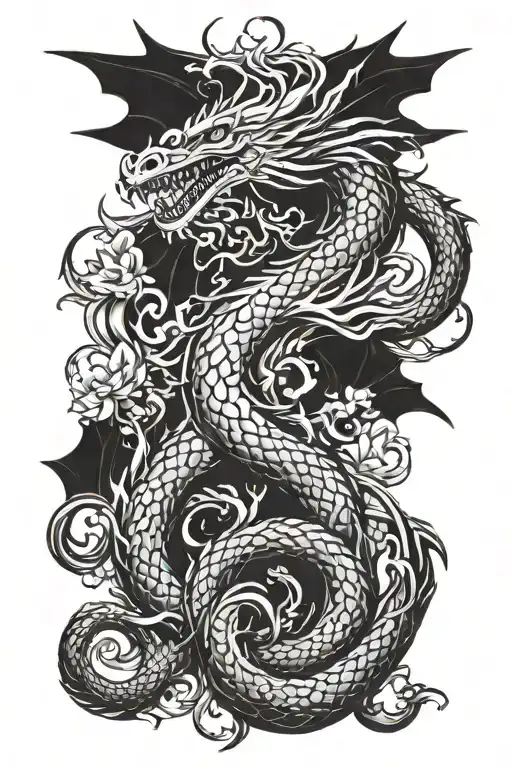 Dragon Whimsical Design