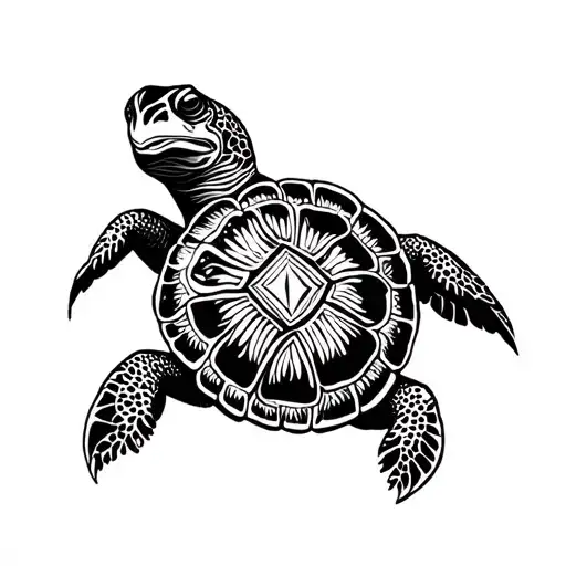 Turtle Bali Traditional Inspired