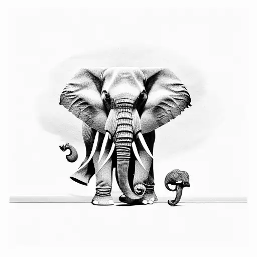 Elephant Playing Piano