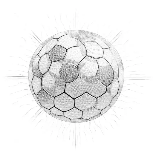 A Soccer Ball Orbiting Around The Sun
