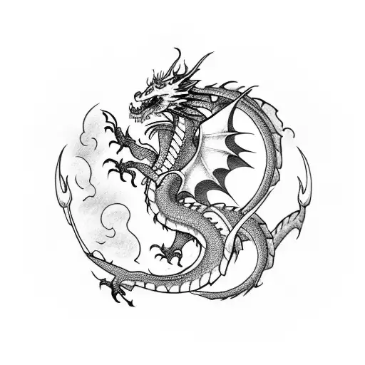 A Stack Of Books Forming The Shape Of A Dragon