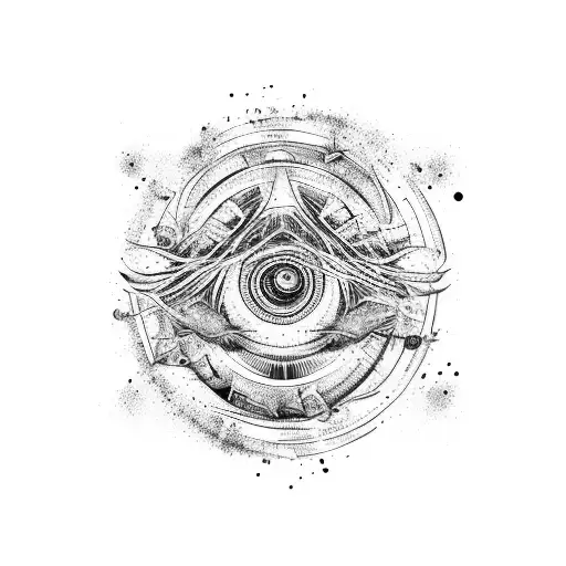 A Vinyl Record Melting Into A Colorful Abstract Design