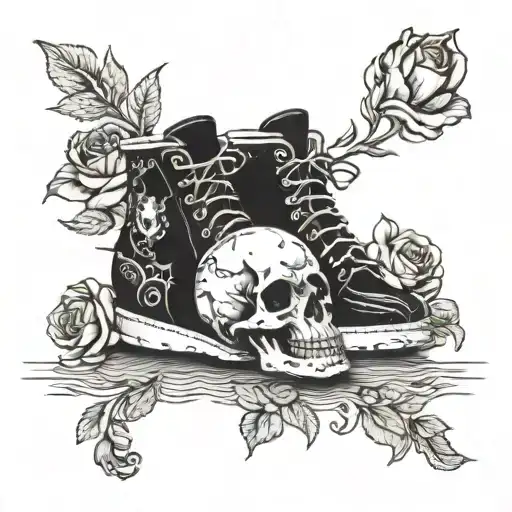 Skull Roses Background Sea Football Footballe Boots Lions Little Lions 4 Netherlands 0478