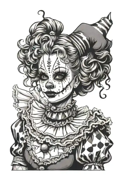 Pretty Clown Girl