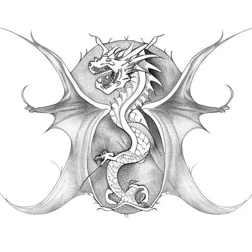 Dragon That Start At The Wrist And Ends At The Shoulder