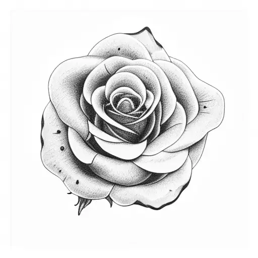 Dying Rose Realistic