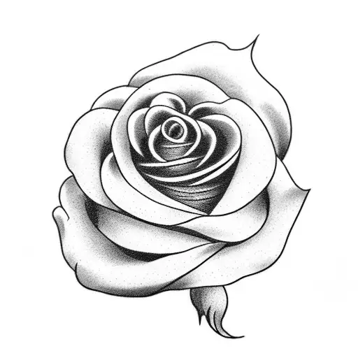 Small Black Rose