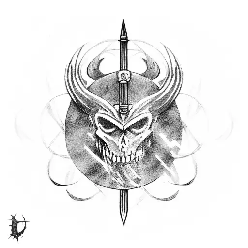Berserker Symbol And Spear Of Longinus