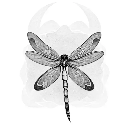 Horseshoe With Daisy And Dragonfly