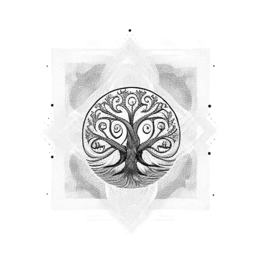 Tree Of Life Merged With An Ace