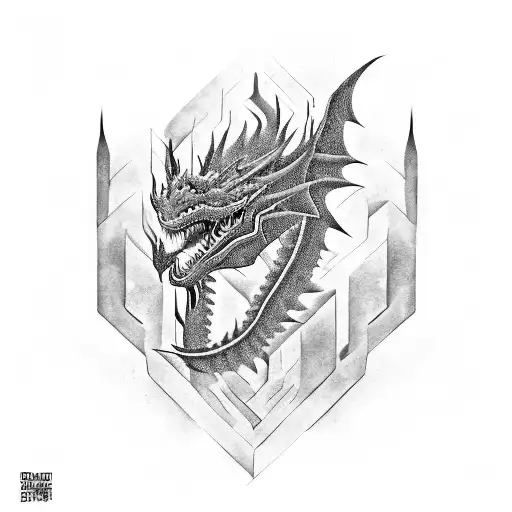 Bold Black Dragon