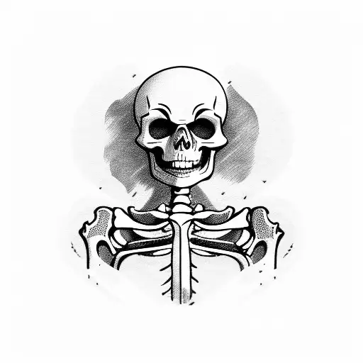 Skeleton With Anxiety