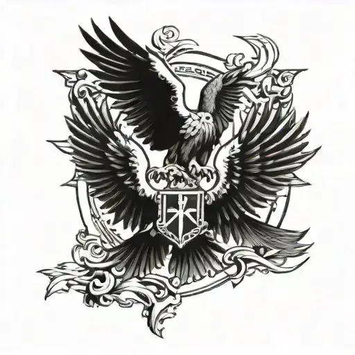 Double Headed Eagle Soaring