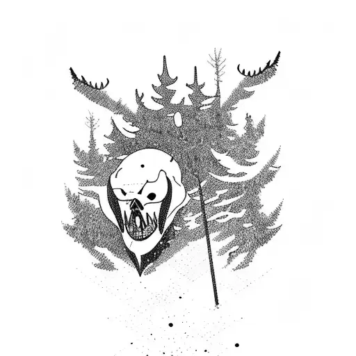 Skiers On Snowy Mountain