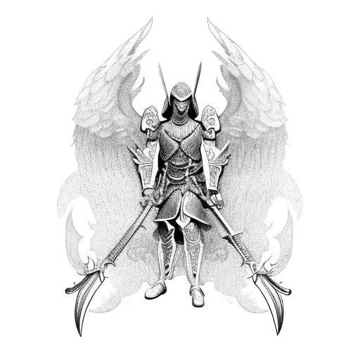 Male Archangel With Sword