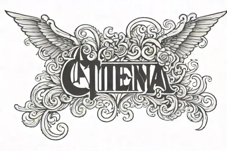 Athena Lettering Font