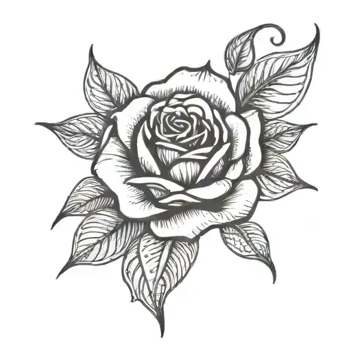 Anala And A Rose Surrounded