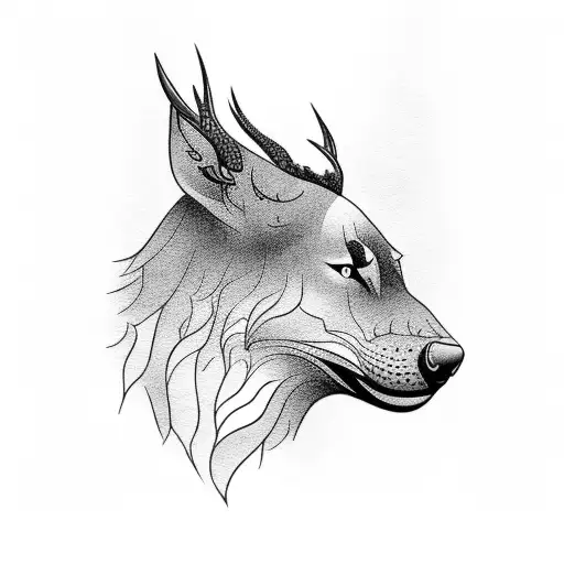 Silhouette Of A Male In Front Of A Forest