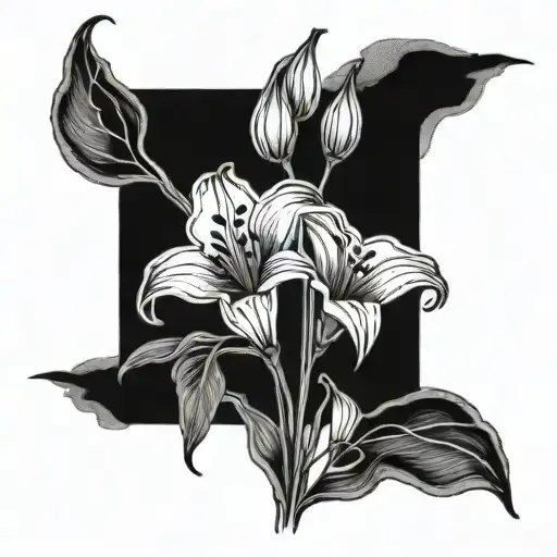 Calalilly With Mini Me Written As The Stem