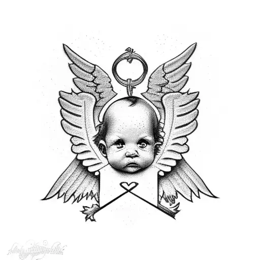 Baby Angels Cross