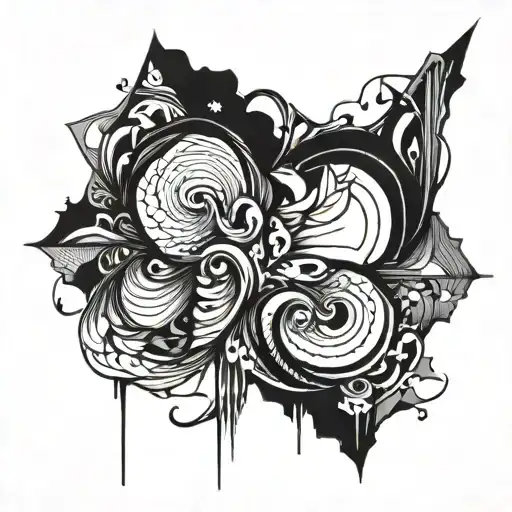 Abstract Representation Of The Highs And Lows Of Bipolar Disorder