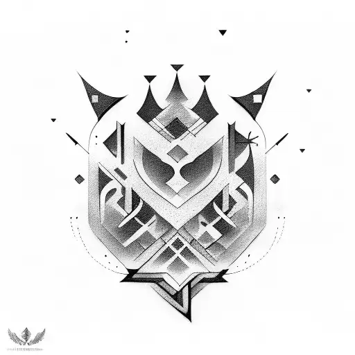 Nordic Dark Abstract