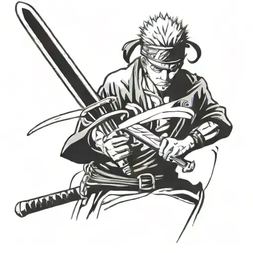 Roronoa Zoro Swords Without Zoro
