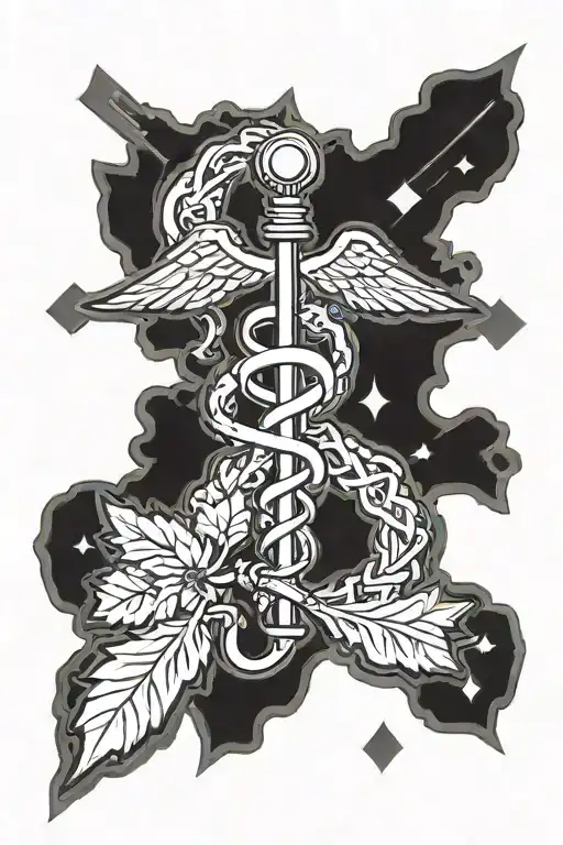 Medical Caduceus Symbol