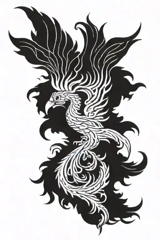 Phoenix Tattoo Design
