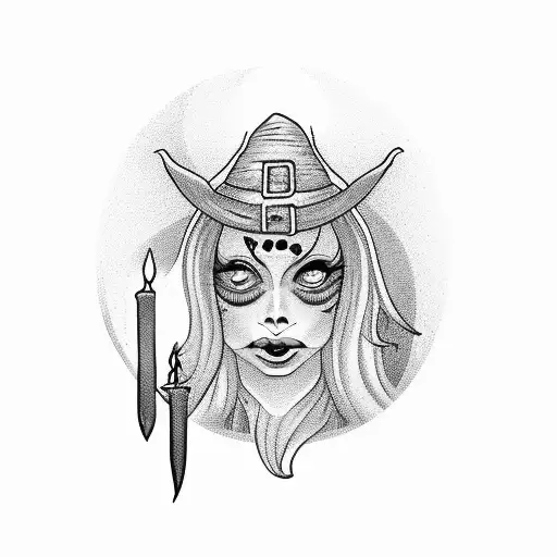 Witch With One Eye In Palm