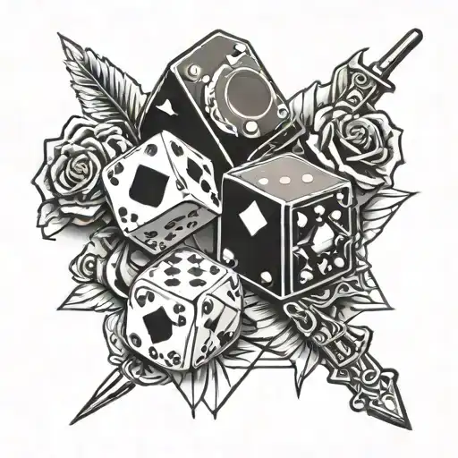 Dice Diamonds Money Guns N Roses