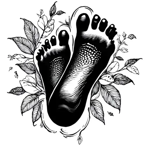 Baby Feet Silhouette