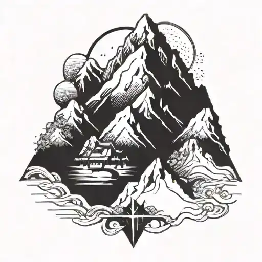 Snow Mountain And Power Wisdom