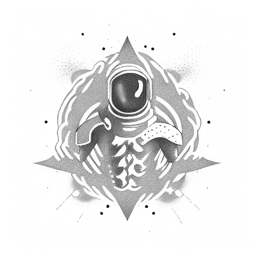 Dead Astronaut In The Hell