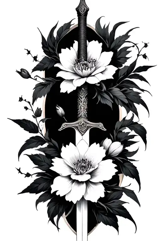 Crane Flower Sword