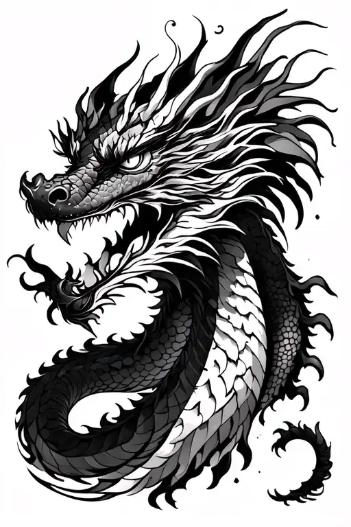 Dragon Neo -Traditional Japanese Of Fantastic Animals