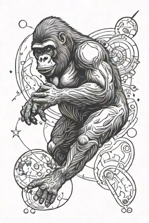 Gorilla In Space