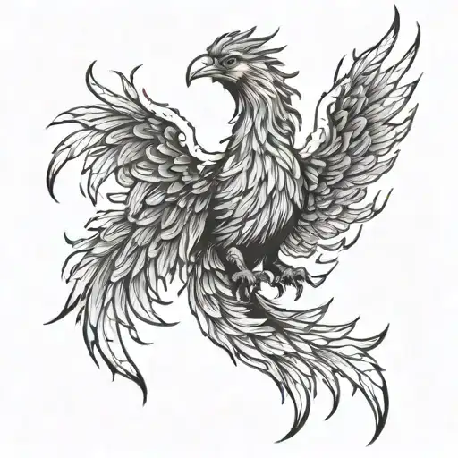 Phoenix Rising From Ashes