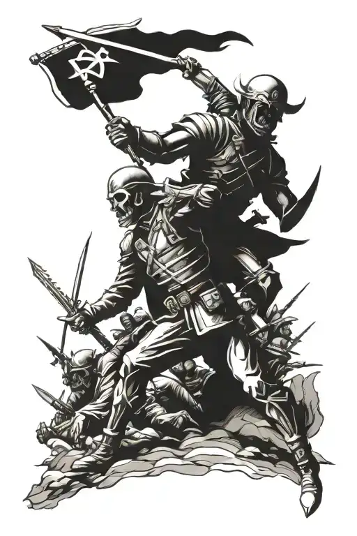 Hell Military War Scene